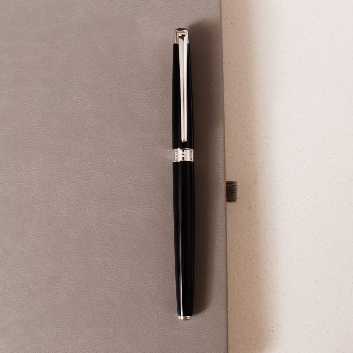 Caran D'Ache Leman Slim Black Ebony Fountain Pen