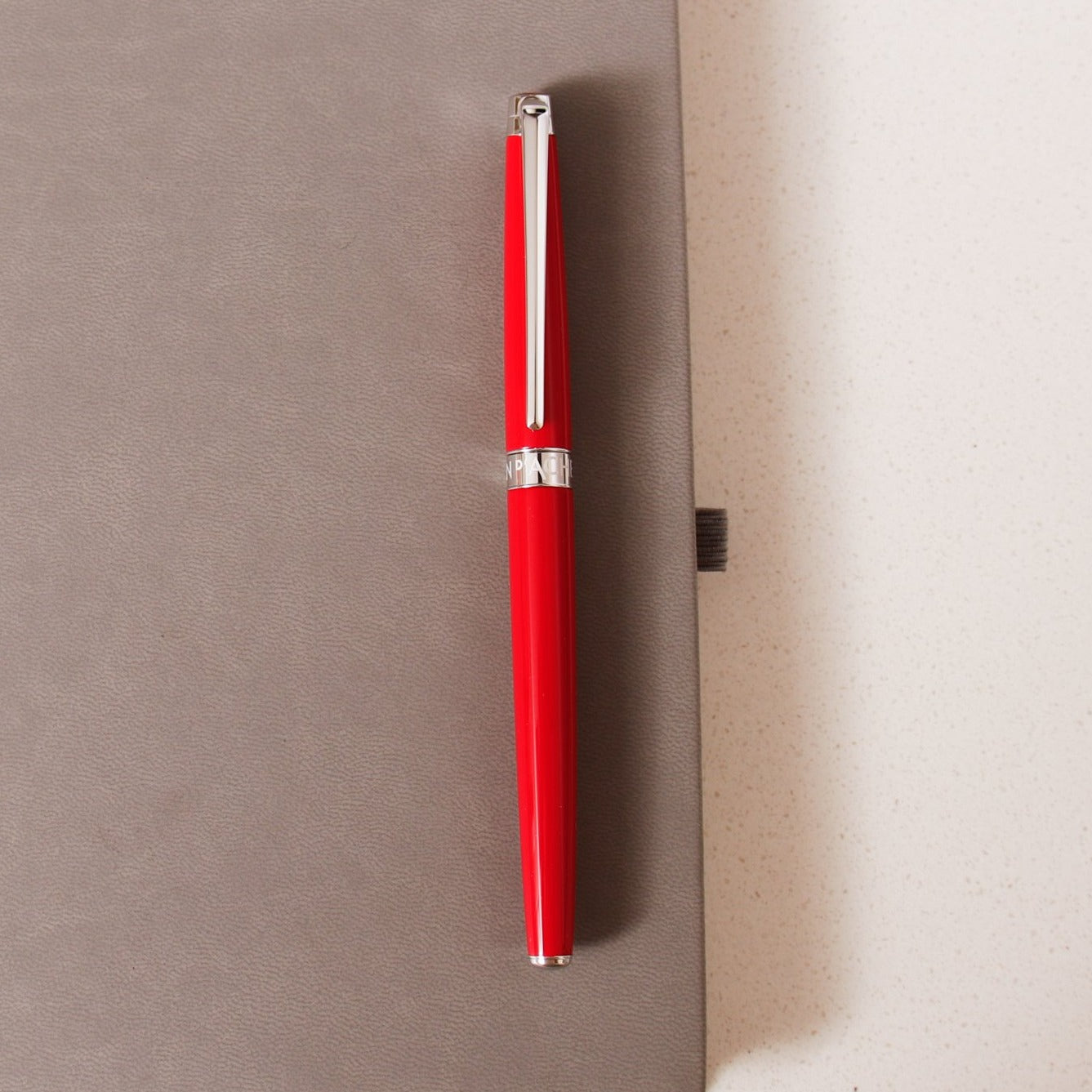 Caran D'Ache Leman Slim Scarlet Red Fountain Pen