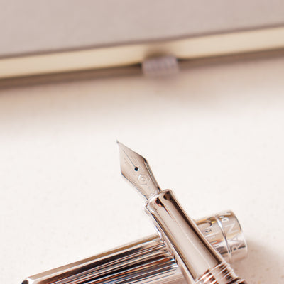 Caran D'Ache Leman V2 Bicolor Black & Silver Fountain Pen