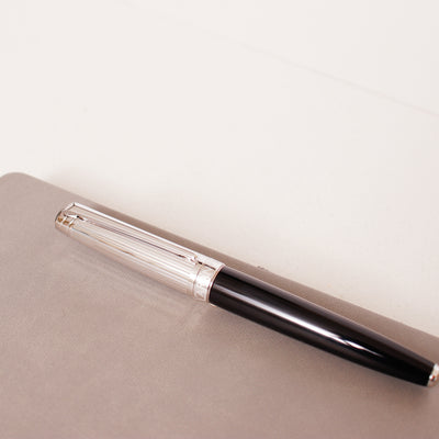 Caran D'Ache Leman V2 Bicolor Black & Silver Fountain Pen