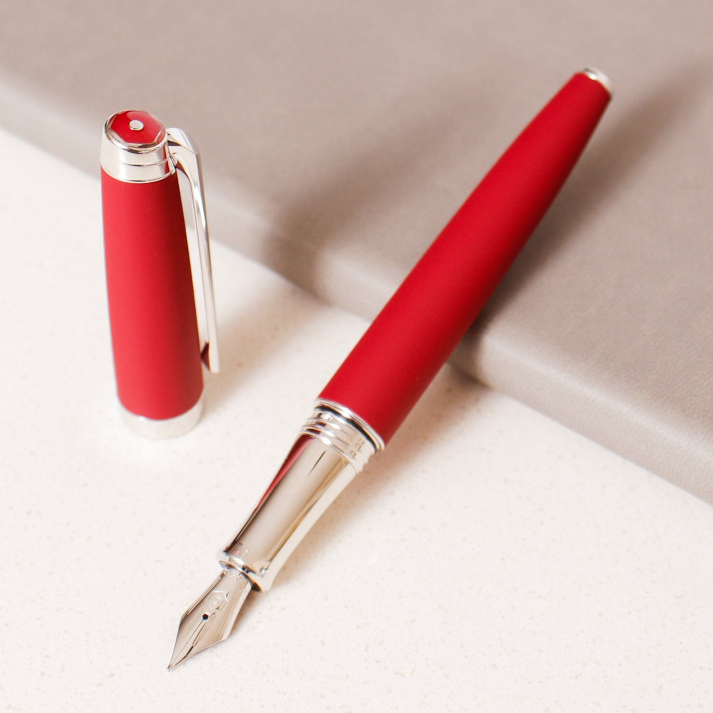 Caran D'Ache Leman V2 Burgundy Fountain Pen