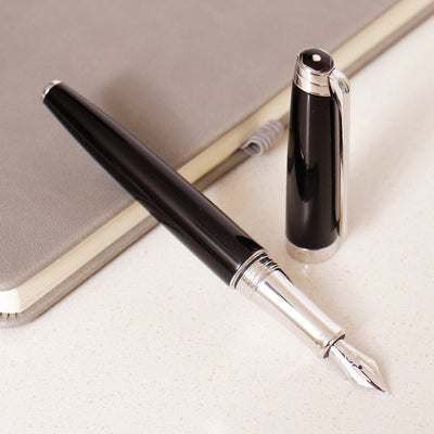 Caran D'Ache Leman V2 Ebony Black Fountain Pen