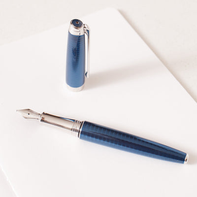 Caran D'Ache Leman V2 Grand Bleu Fountain Pen