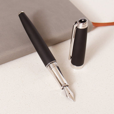 Caran D'Ache Leman V2 Matte Black Fountain Pen