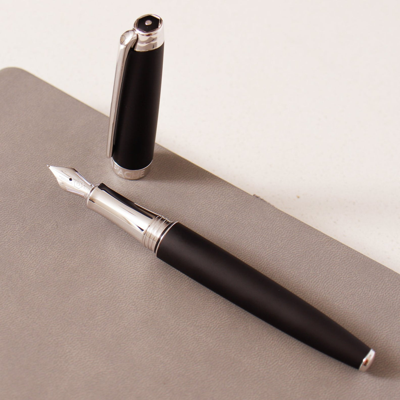 Caran D'Ache Leman V2 Matte Black Fountain Pen