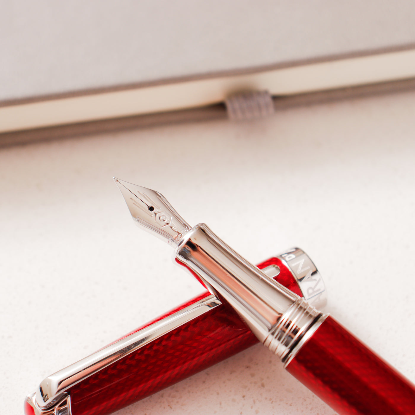 Caran D'Ache Leman V2 Rouge Carmin Fountain Pen