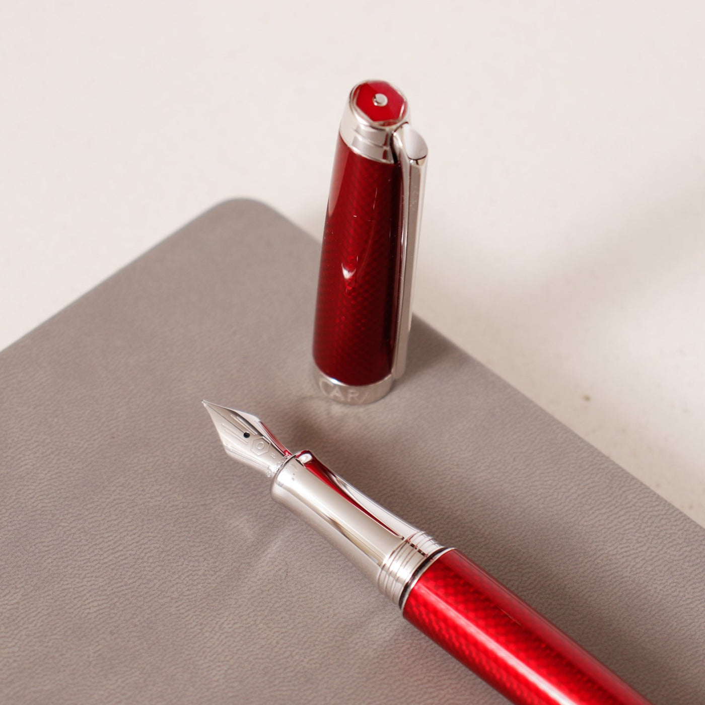 Caran D'Ache Leman V2 Rouge Carmin Fountain Pen