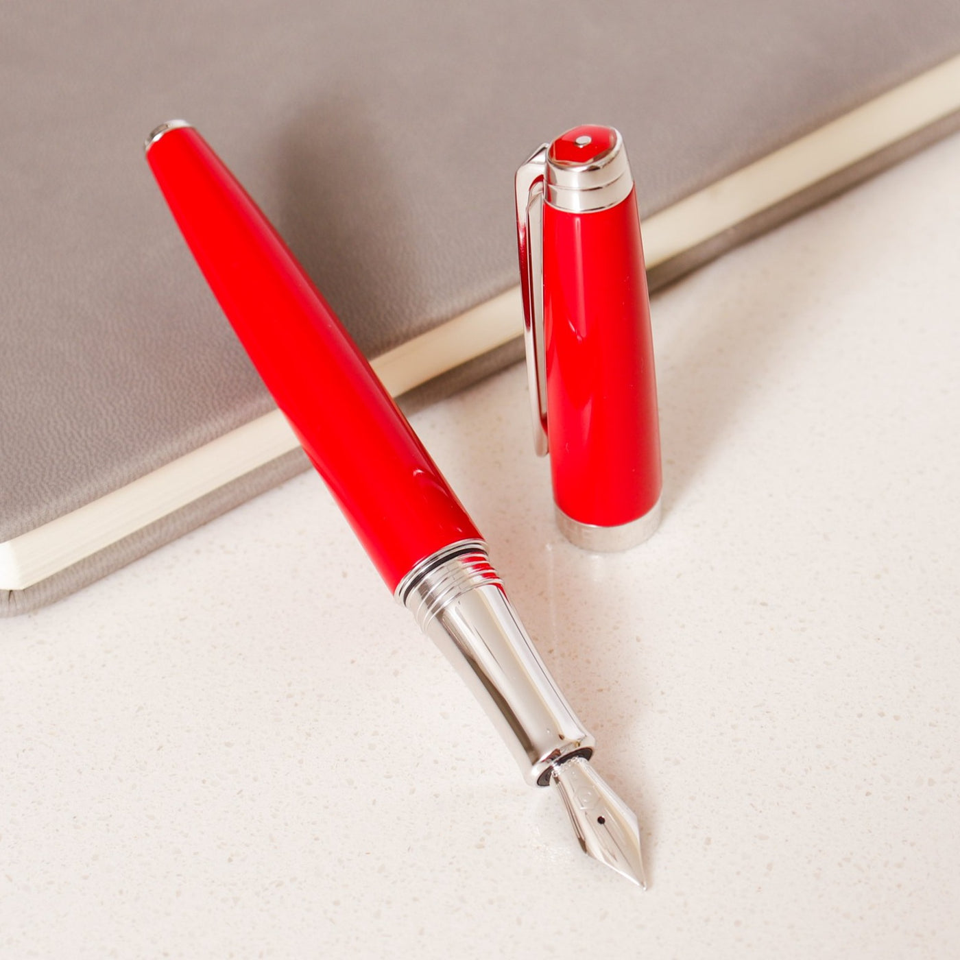 Caran D'Ache Leman V2 Scarlet Red Fountain Pen