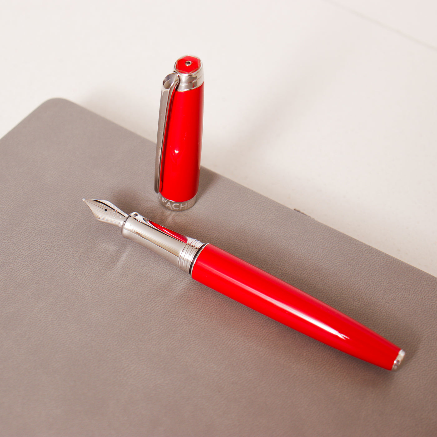 Caran D'Ache Leman V2 Scarlet Red Fountain Pen