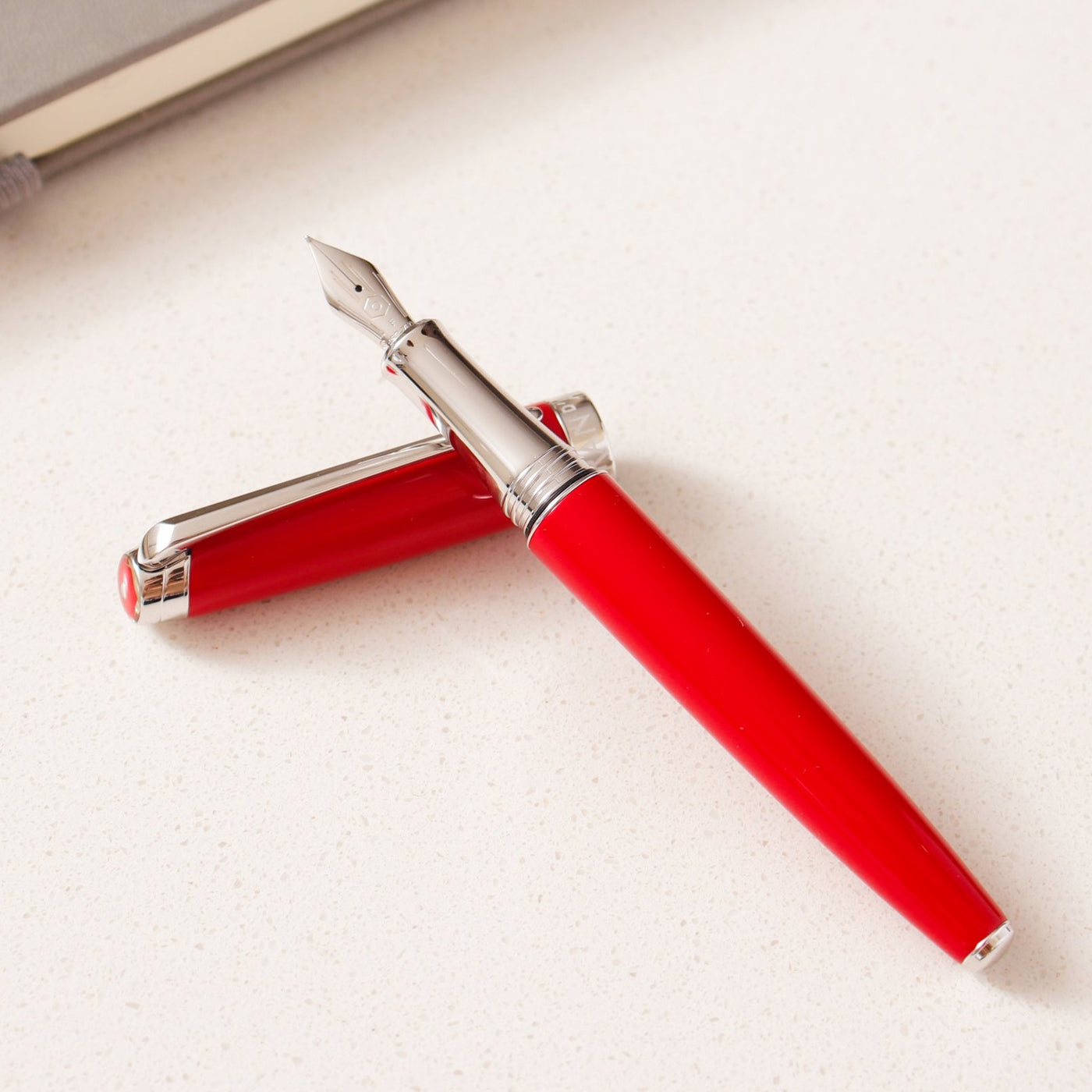 Caran D'Ache Leman V2 Scarlet Red Fountain Pen