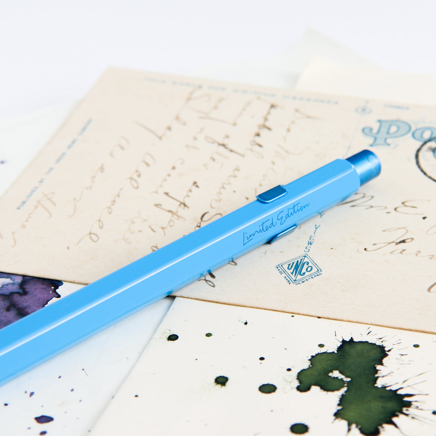 Caran d'Ache 849 Azure Blue Limited Edition Ballpoint Pen