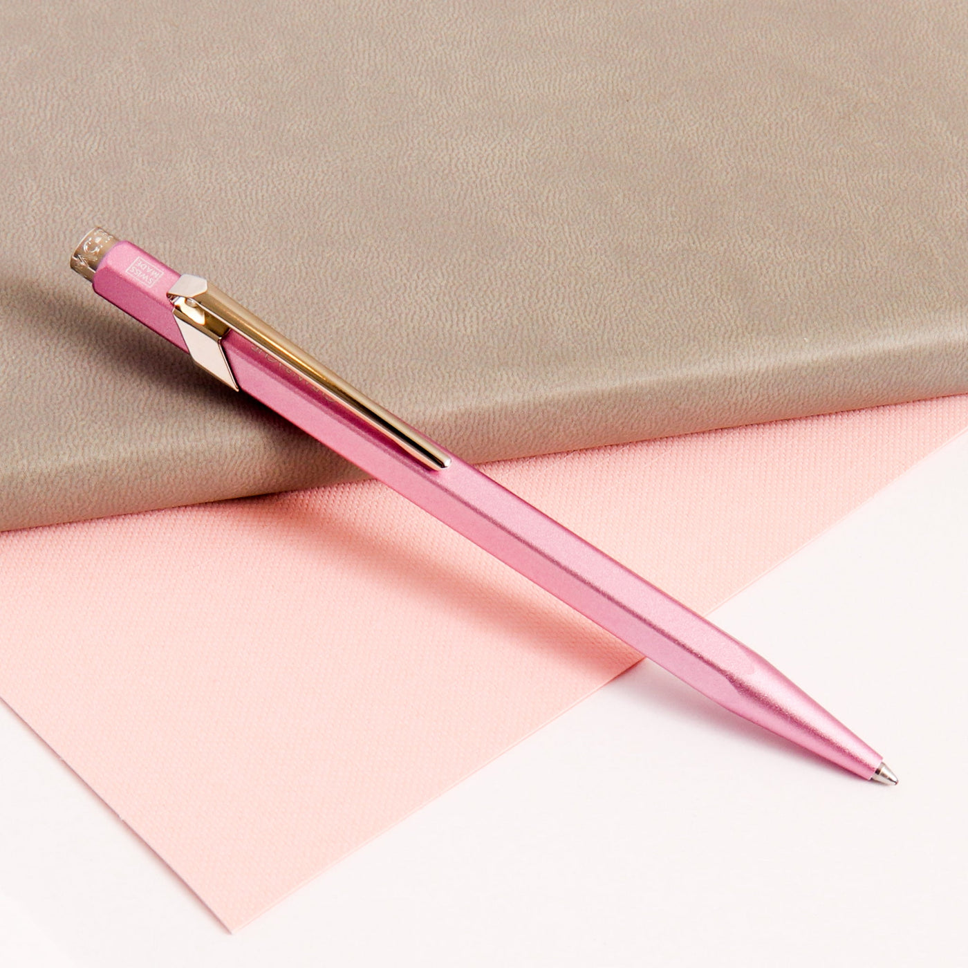 Caran d'Ache 849 Colormat X Pink Ballpoint Pen
