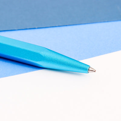 Caran d'Ache 849 Colormat X Turquoise Ballpoint Pen Tip