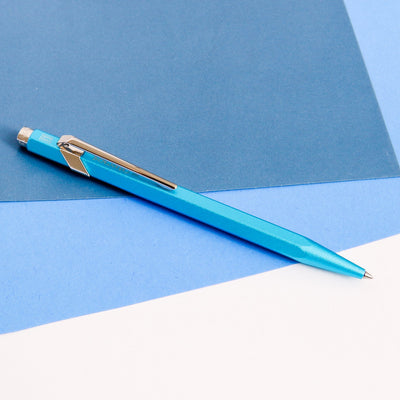 Caran d'Ache 849 Colormat X Turquoise Ballpoint Pen