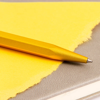 Caran d'Ache 849 Colormat X Yellow Ballpoint Pen Tip