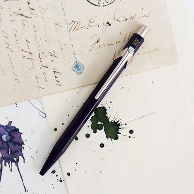 Caran d'Ache 849 Dark Purple Aluminum Ballpoint Pen