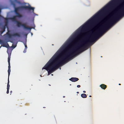 Caran d'Ache 849 Dark Purple Ballpoint Pen Tip