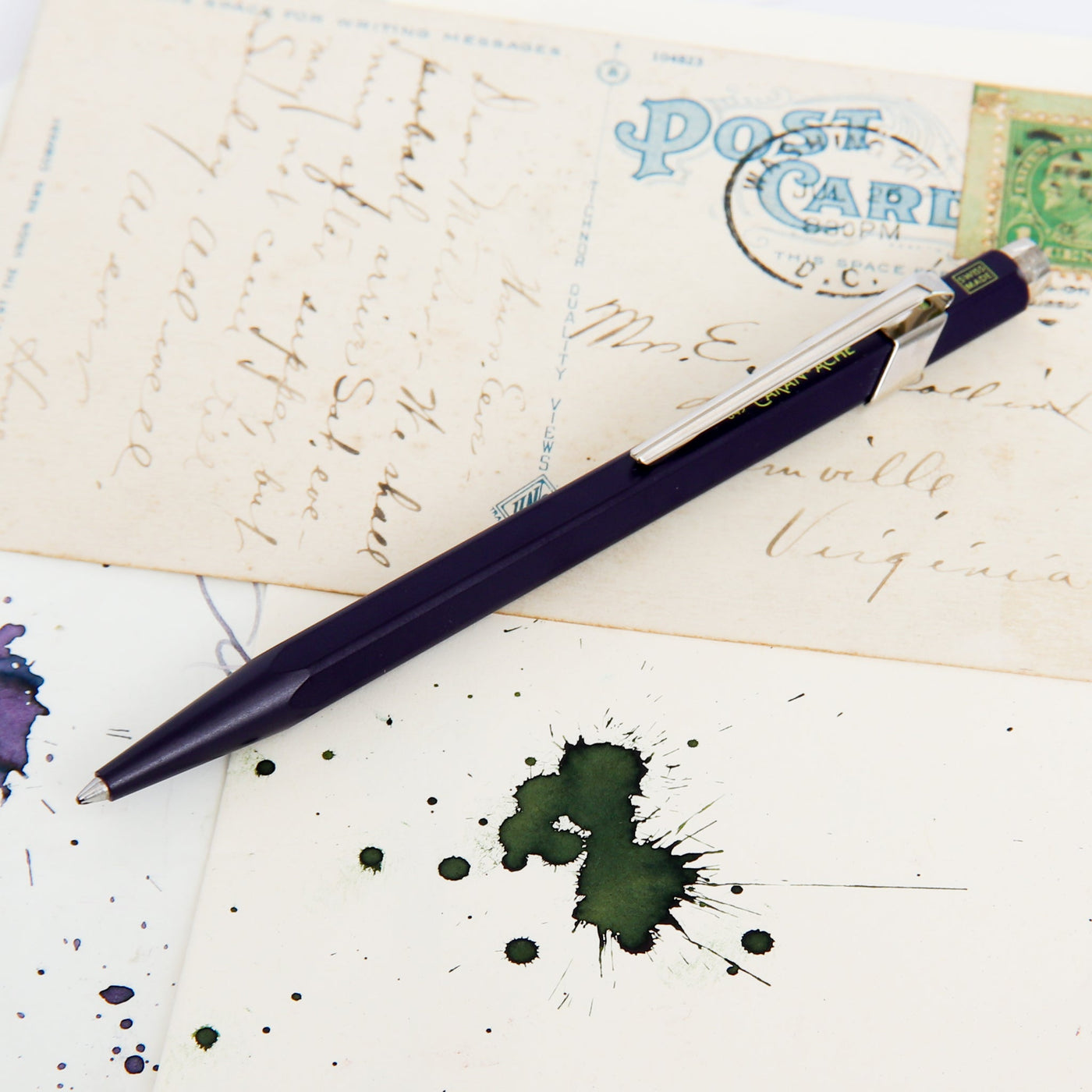 Caran d'Ache 849 Dark Purple Ballpoint Pen