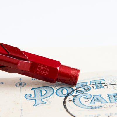 Caran d'Ache 849 Garnet Red Ballpoint Pen Swiss Made Clip