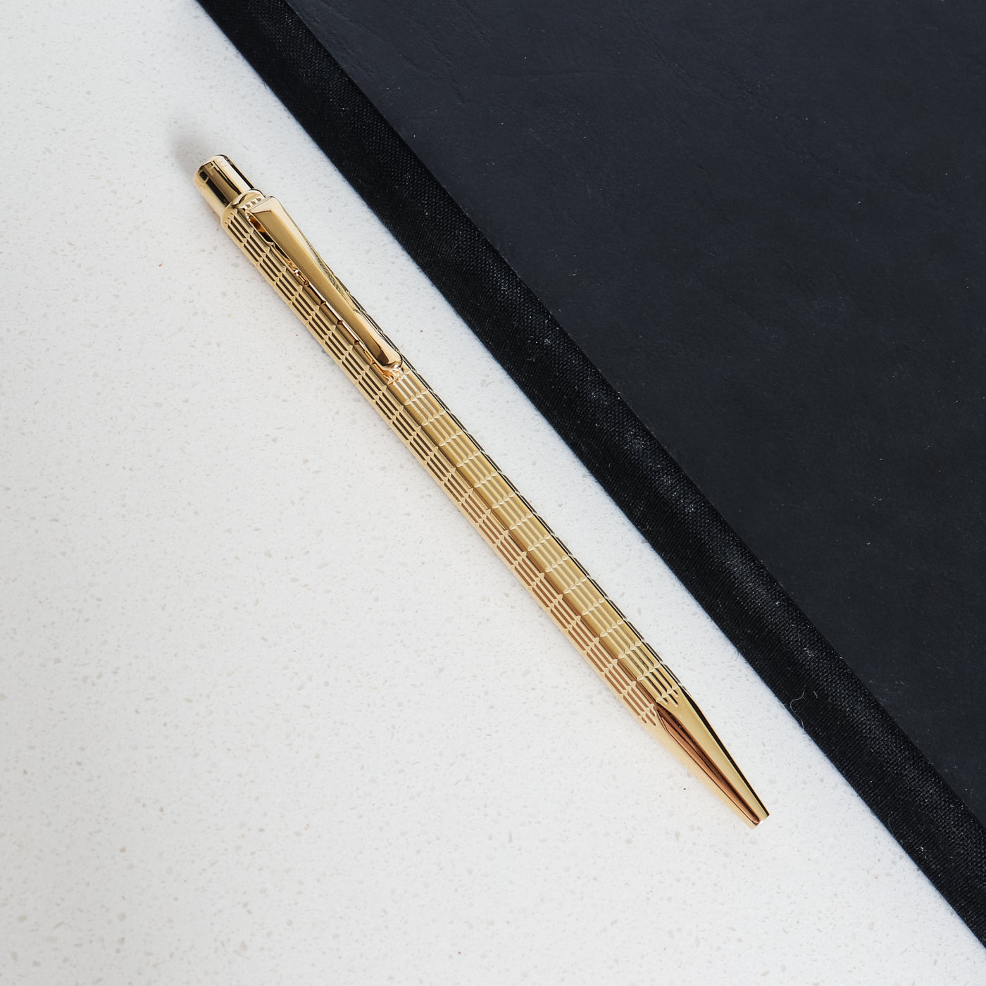 Caran d'Ache Ecridor Lights gold ballpoint and pencase - Fontoplumo