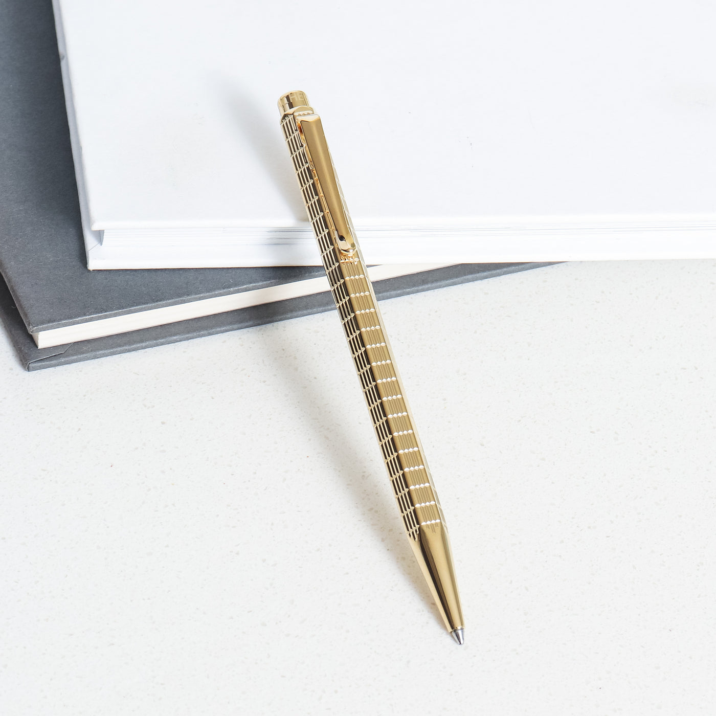 Caran d'Ache Ecridor Lights gold ballpoint and pencase - Fontoplumo