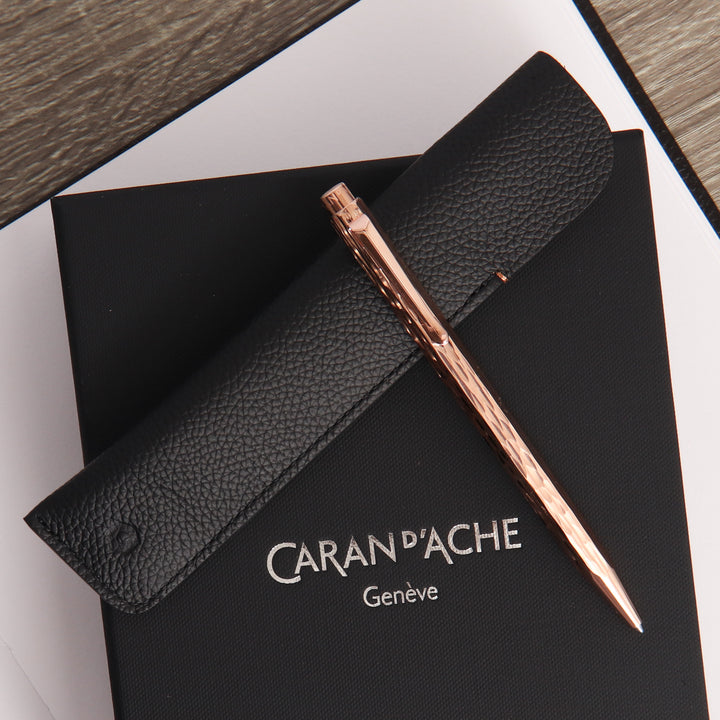 Caran d'Ache Ecridor Venetian Chevron Rose Ballpoint Pen