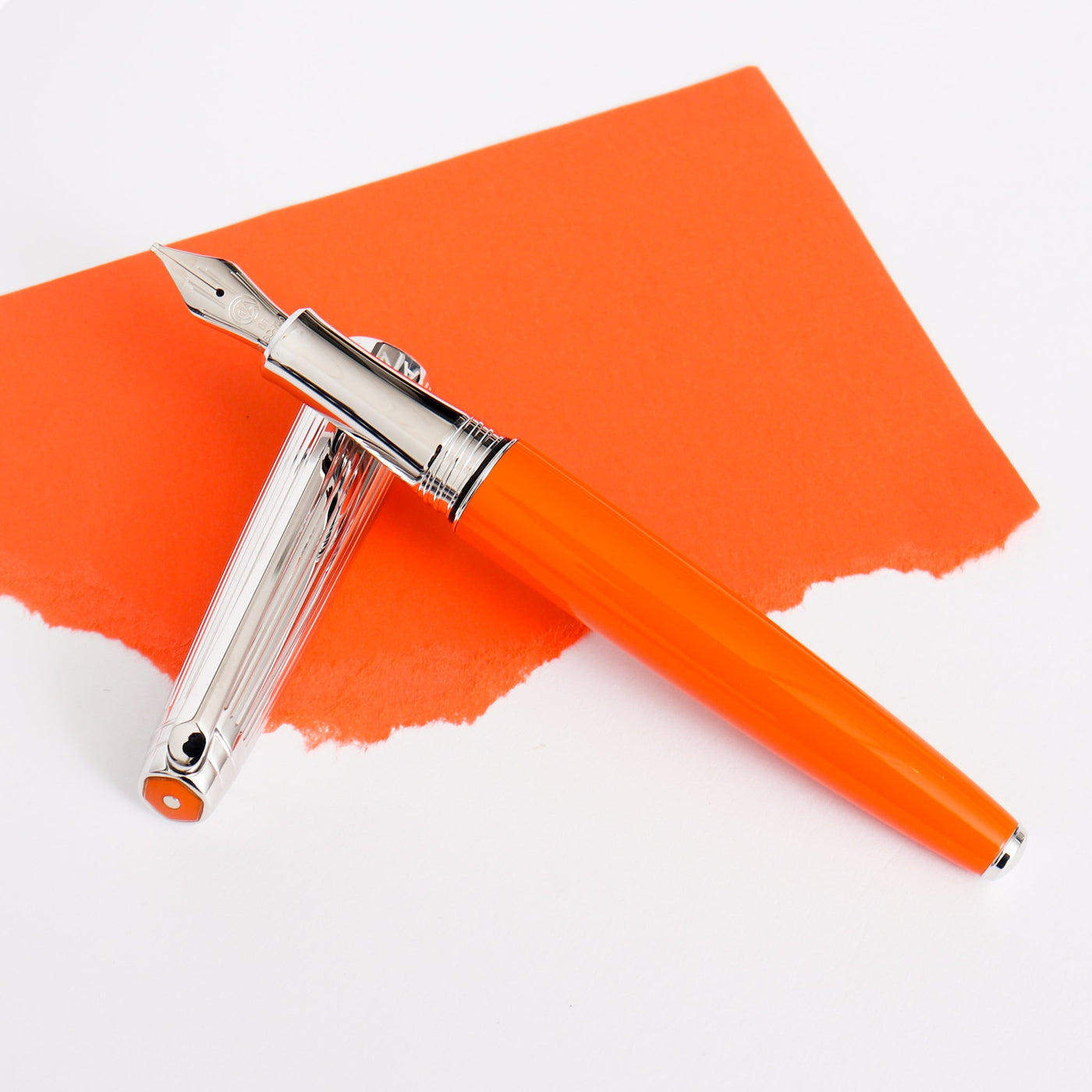 Caran d'Ache Leman Bicolor Saffron Fountain Pen