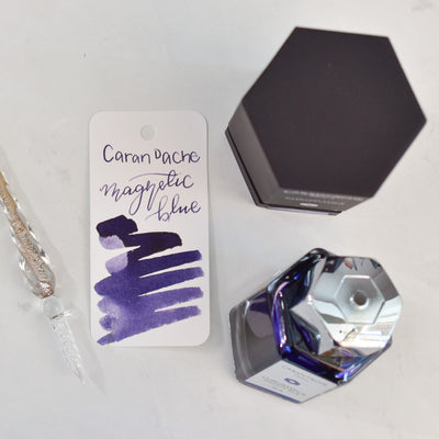 Caran D'Ache Magnetic Blue Ink Bottle