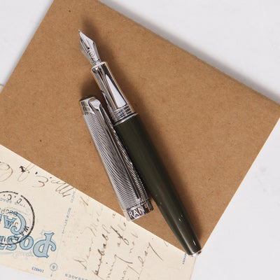 Caran d'Ache Terre d'Ombre Fountain Pen Green