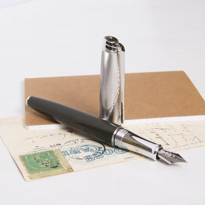 Caran d'Ache Terre d'Ombre Fountain Pen Uncapped