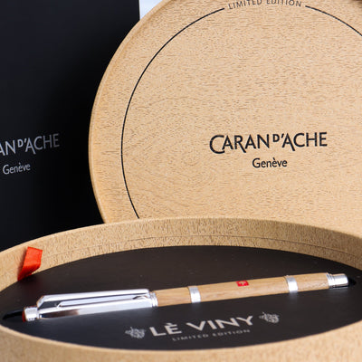 Caran d'Ache Varius Le Viny Brown Oak Fountain Pen