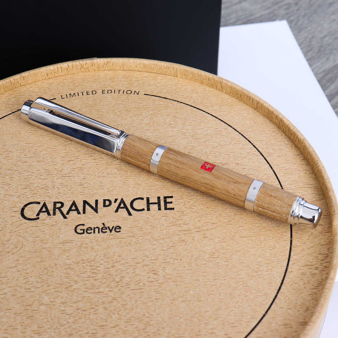 Caran d'Ache Varius Le Viny Fountain Pen Wooden Body