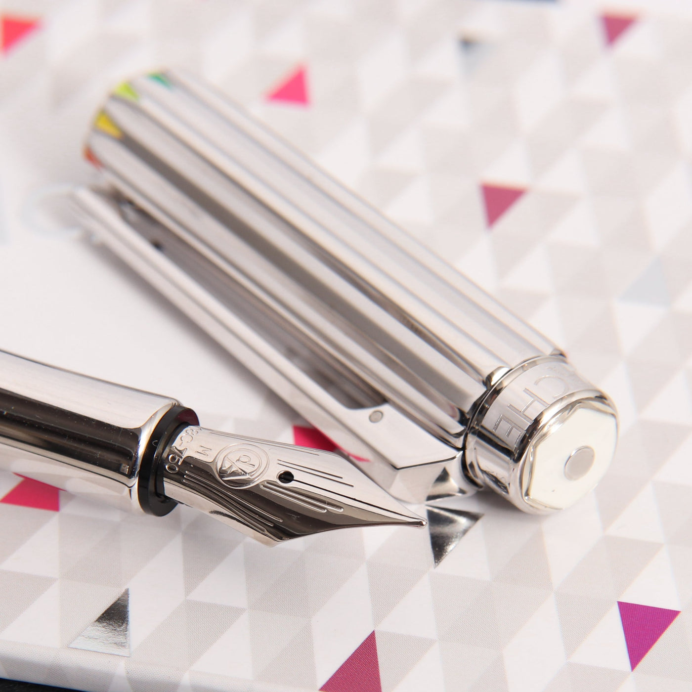 Caran-d'Ache-Varius-Rainbow-Fountain-Pen-Nib-Details