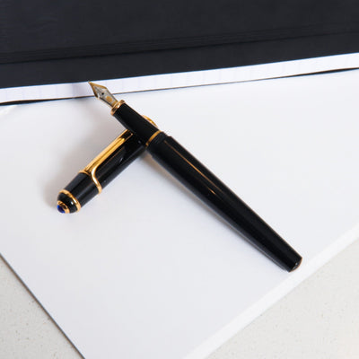 Cartier Diabolo Black & Gold Fountain Pen