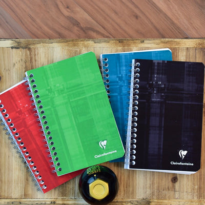 Clairefontaine Classic Side Wirebound 4x6 Lined Notebook