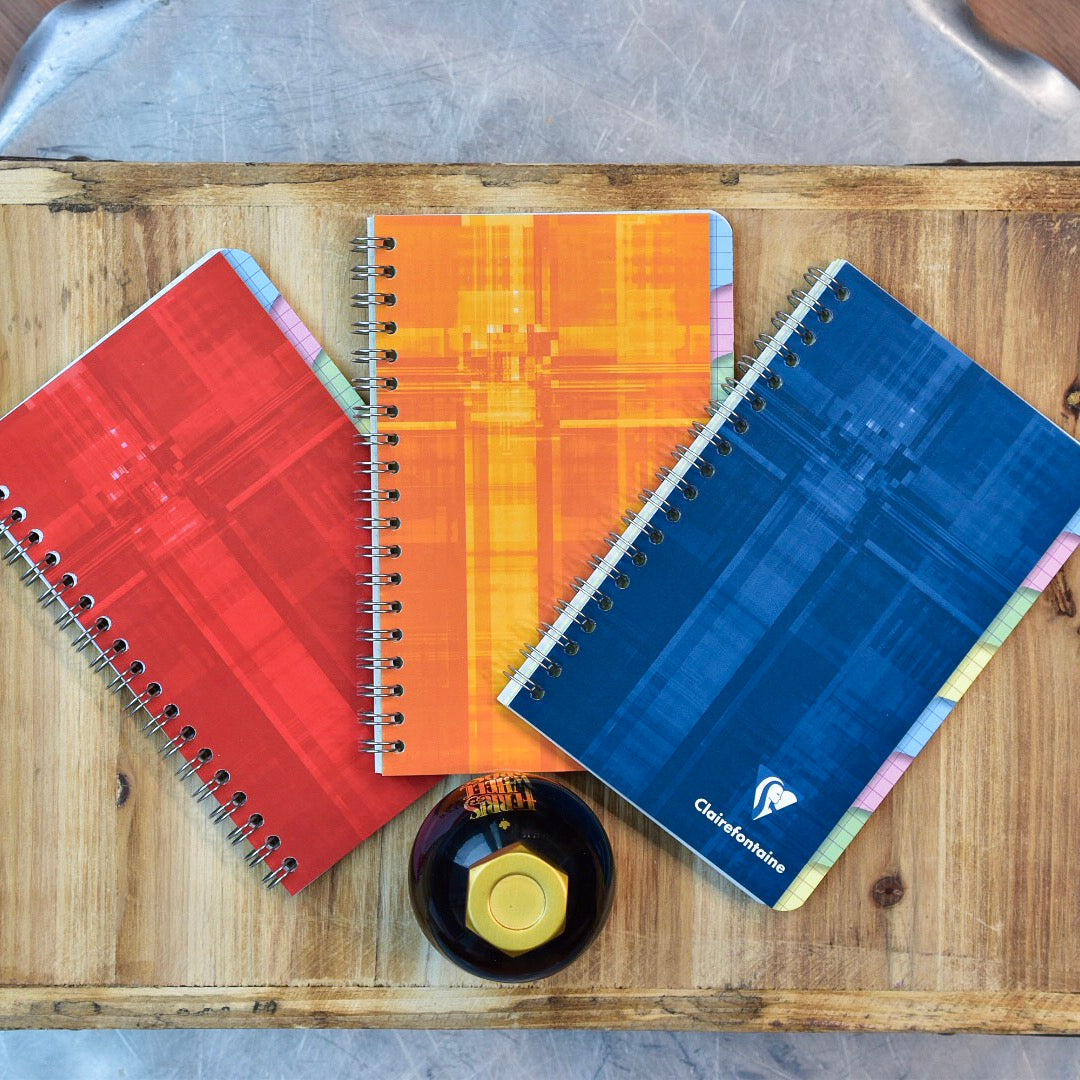 Clairefontaine Classic Wirebound 8 Tabs Graph Pocket Notebook