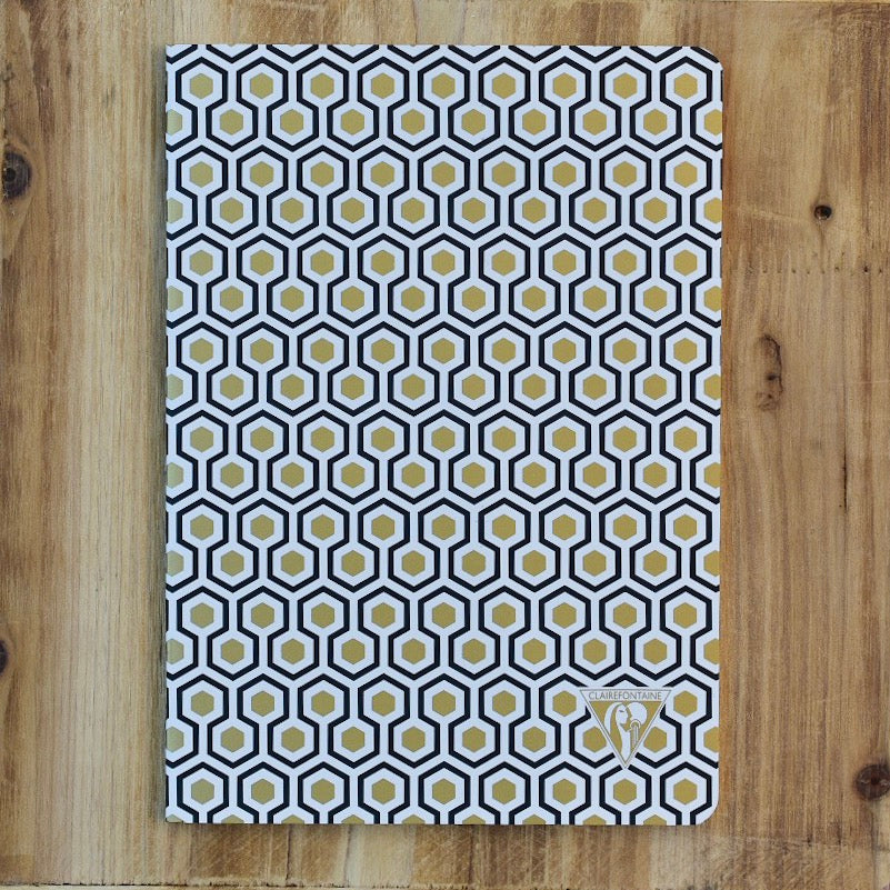 Clairefontaine Neo Deco A5 Honeycomb Lined Notebook