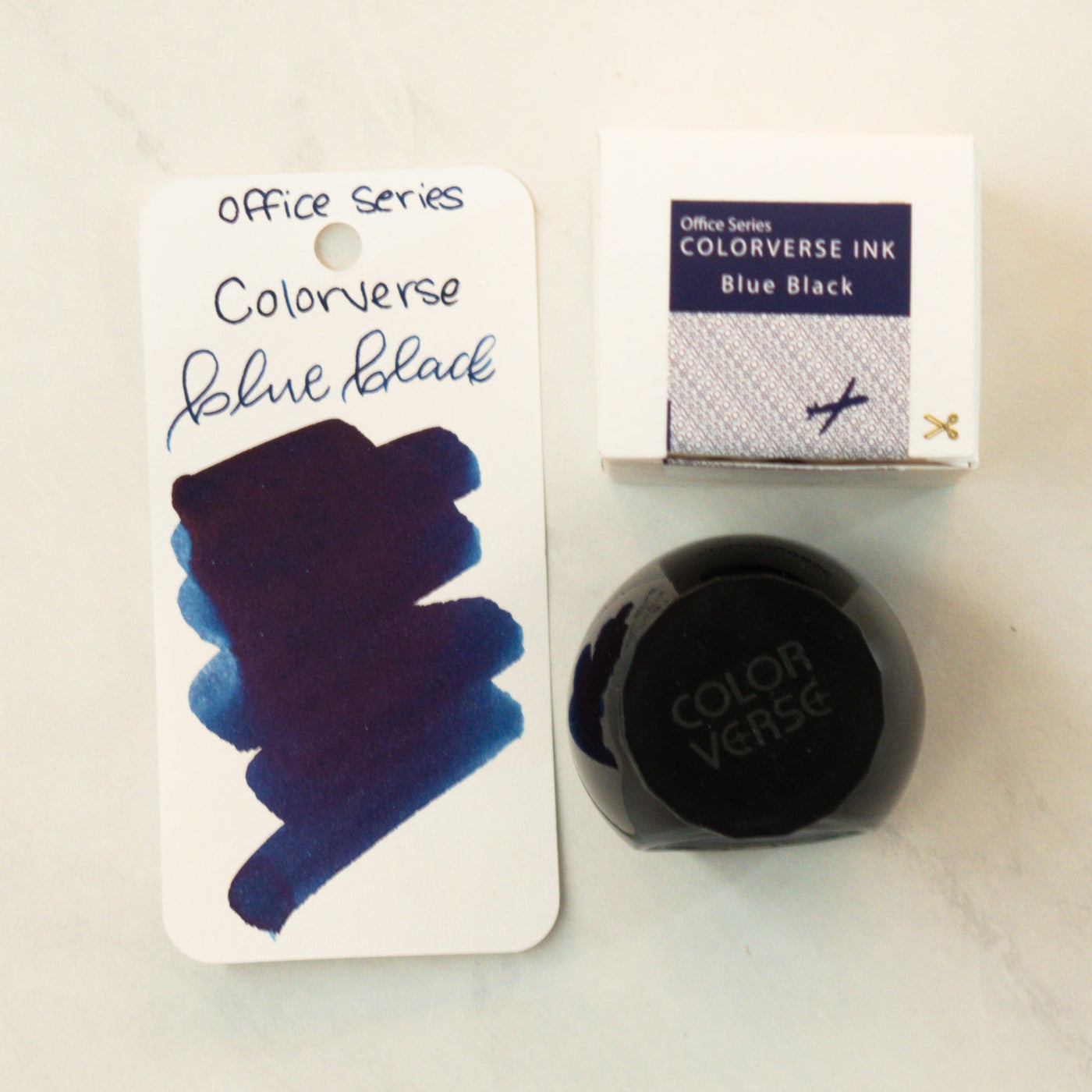 Colorverse Dark Blue Black Fountain Pen Ink