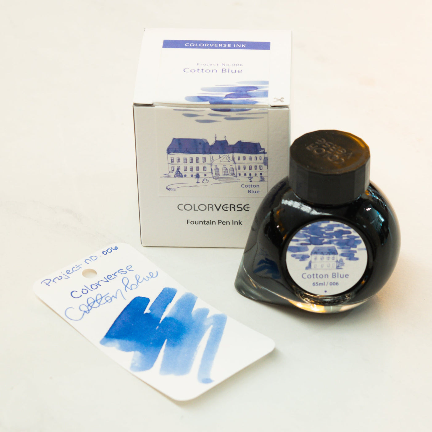 Colorverse Project No 006 Cotton Blue Ink Bottle