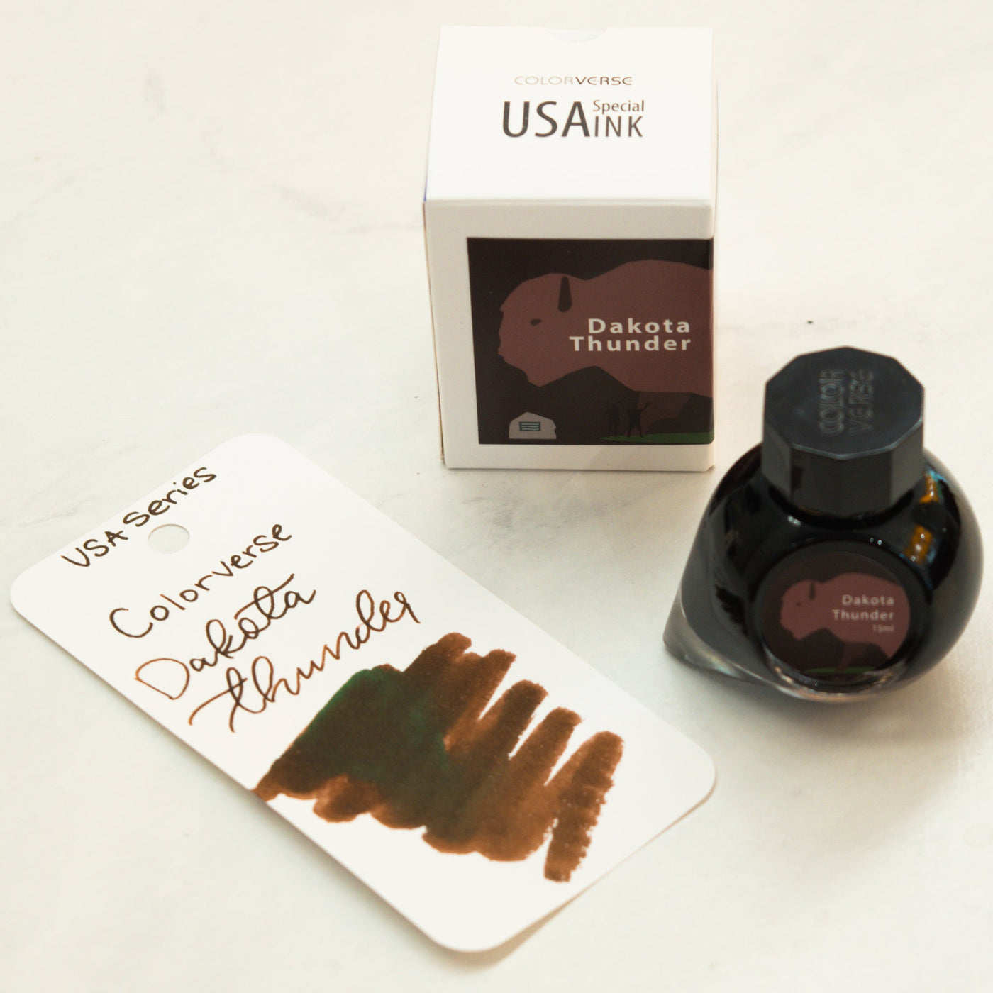 Colorverse USA Special Series North Dakota Thunder Brown Ink