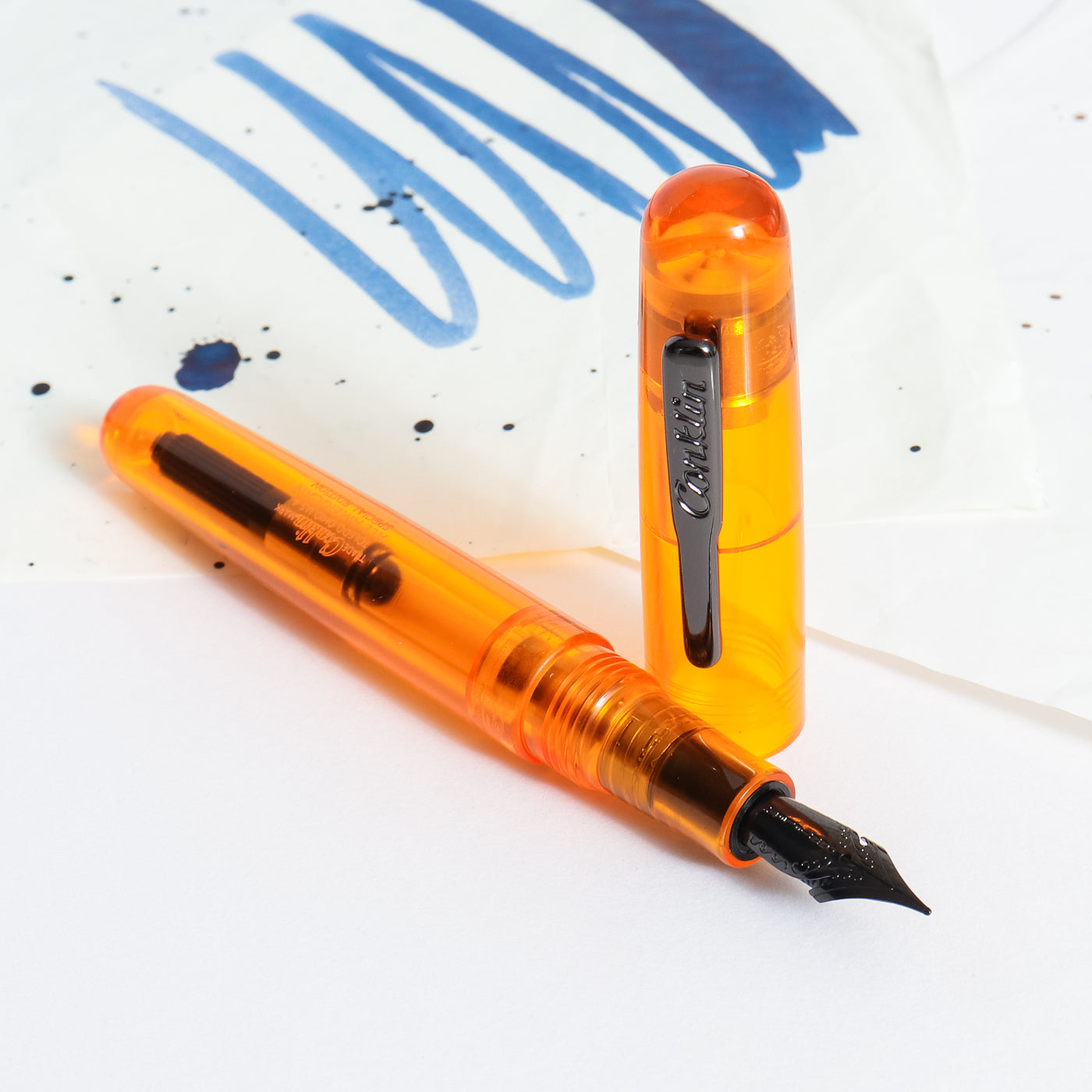 Conklin All American Demo Orange Fountain Pen