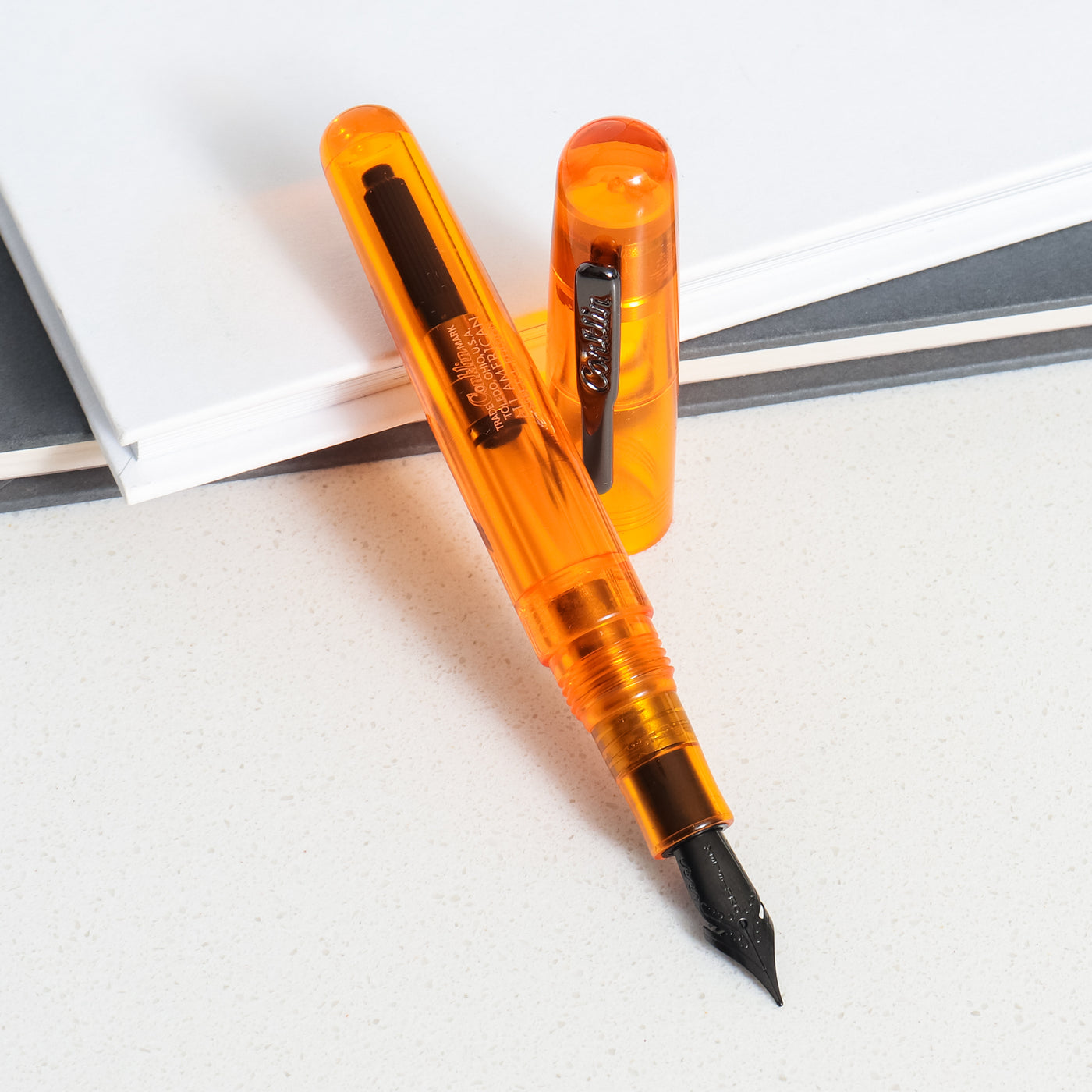 Conklin All American Demo Orange Fountain Pen