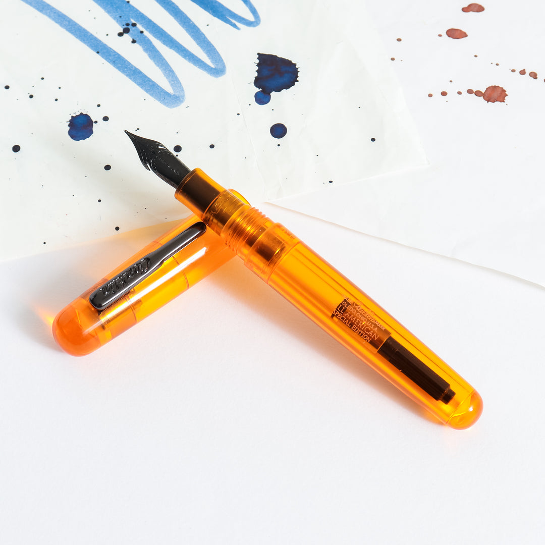 未使用TWSBI Diamond 540 万年筆 EFデモンストレータ オレンジ Conklin-All-American-Demo-