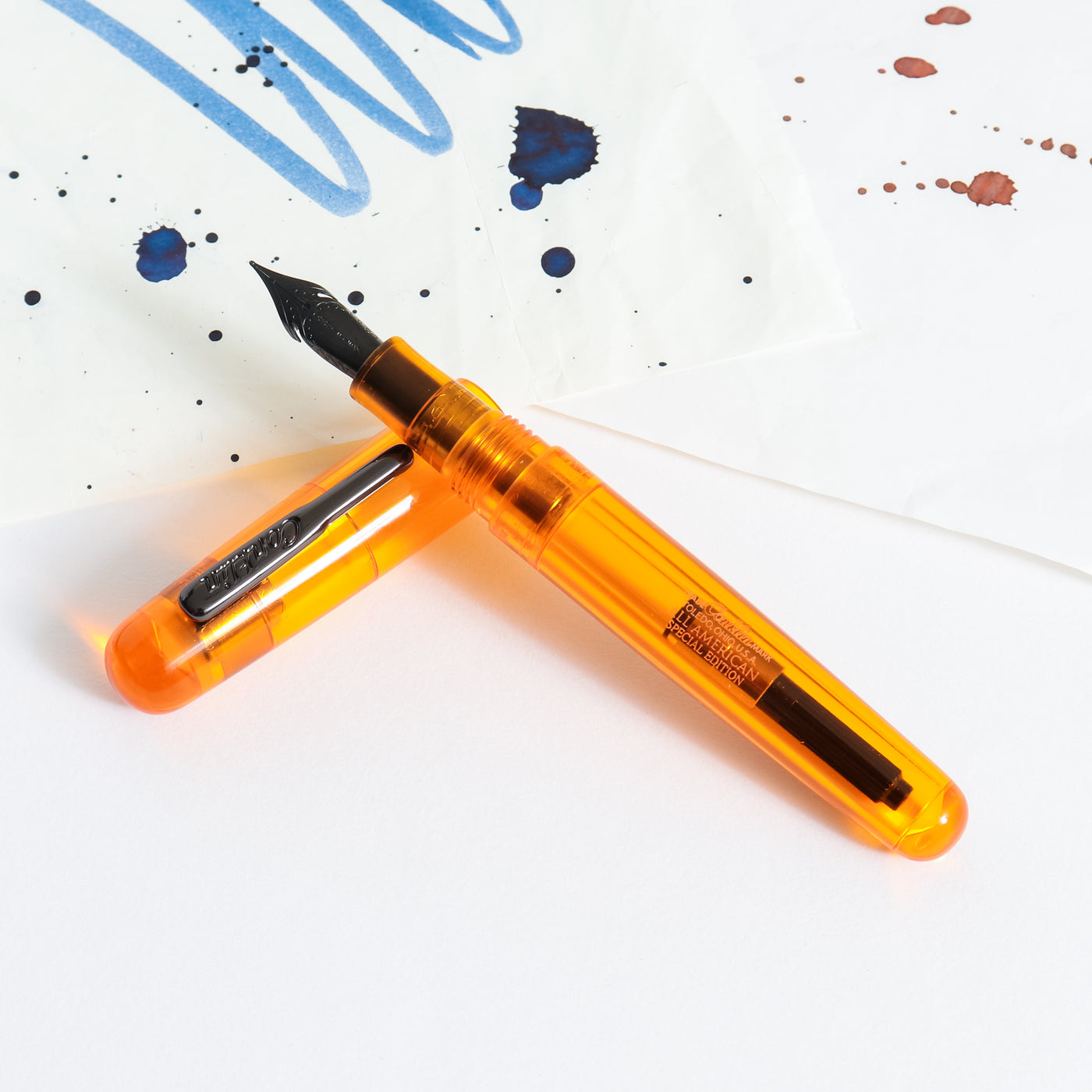 Conklin All American Demo Orange Fountain Pen