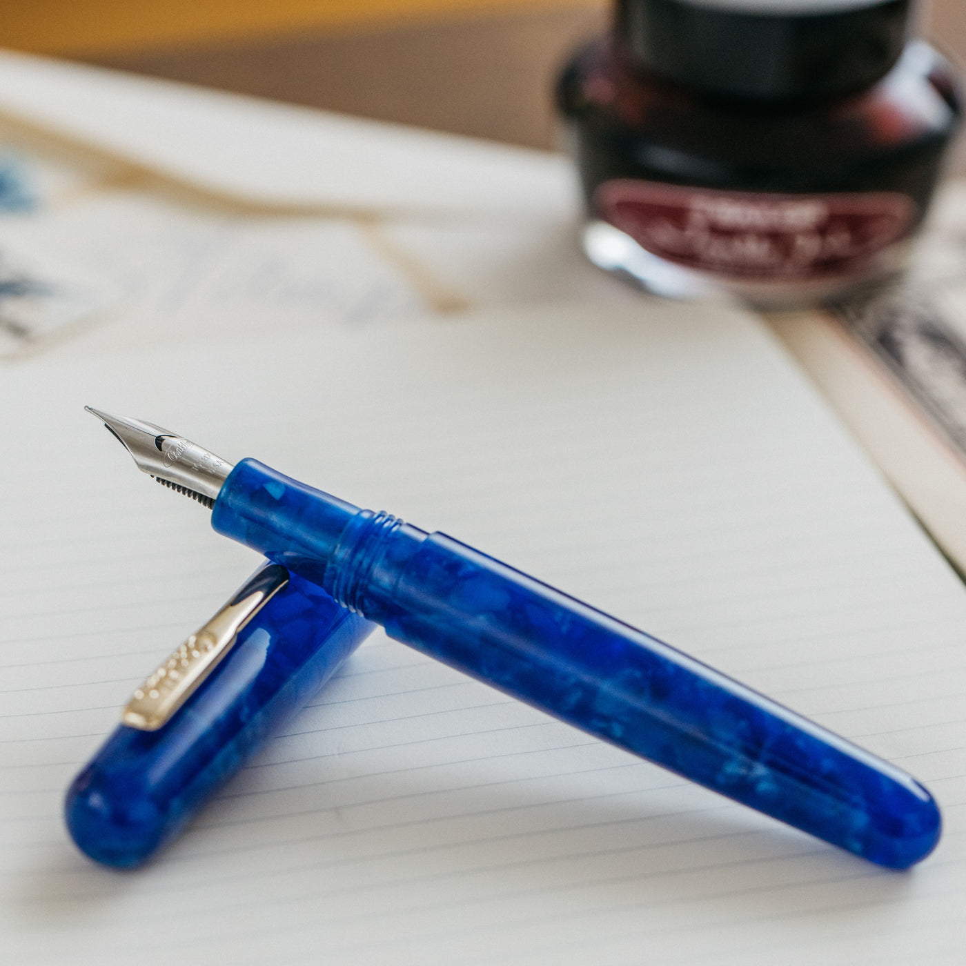 Conklin All American Lapis Blue Fountain Pen