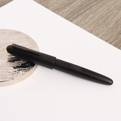 Conklin All American Matte Black & Gunmetal Rollerball Pen Capped