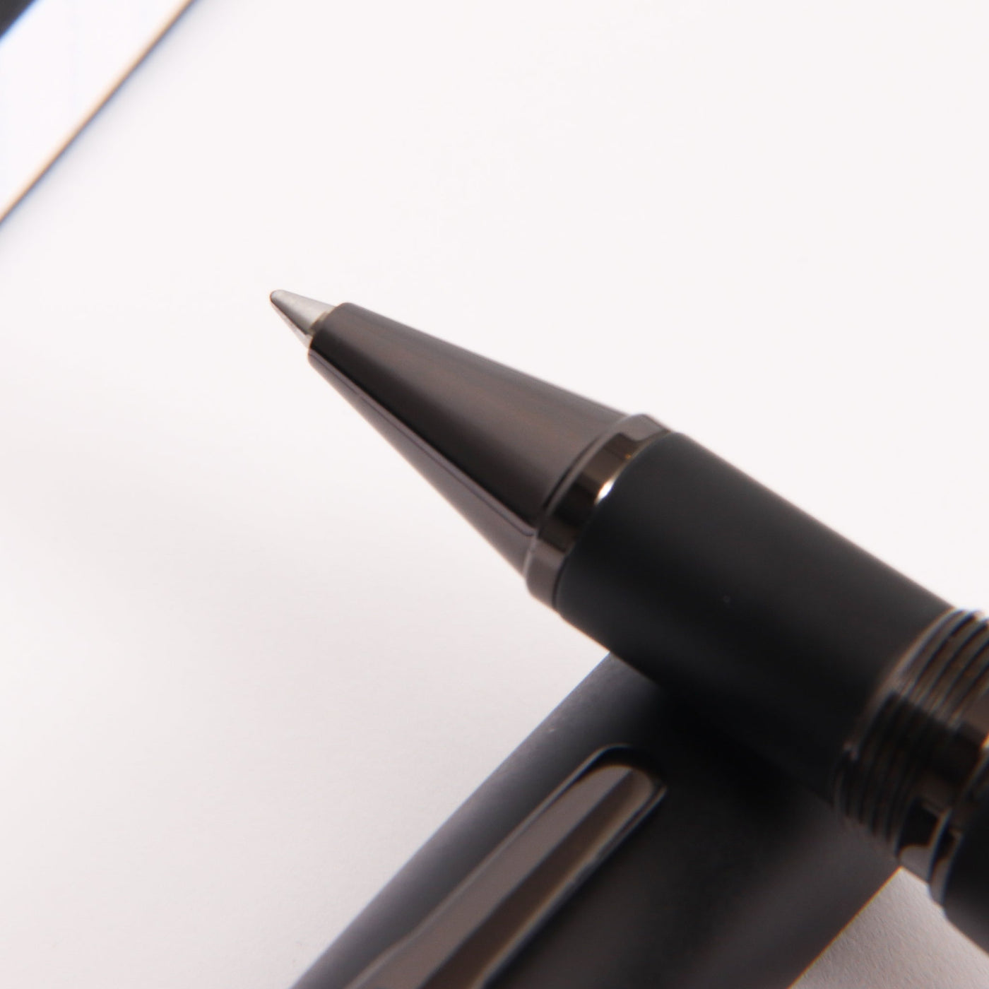 Conklin All American Matte Black & Gunmetal Rollerball Pen Tip