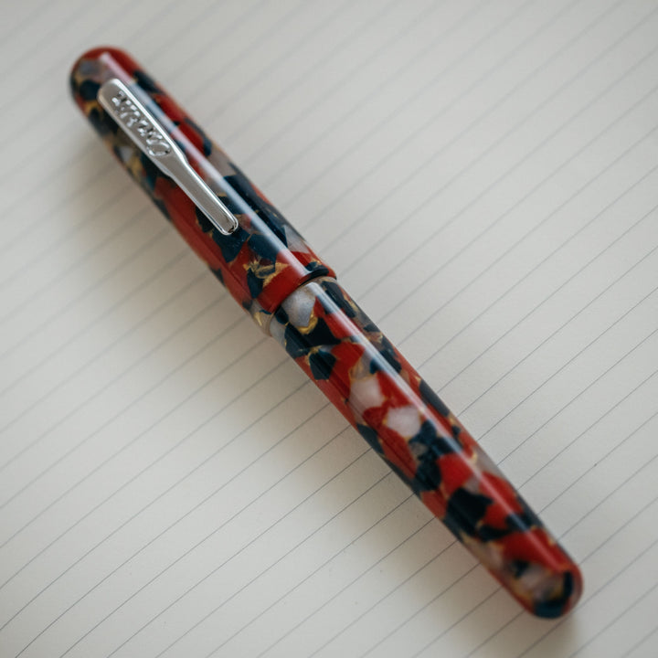 Conklin All American Füllfederhalter Fine Nib – Old Glory Design Mit Chrom-Akzenten