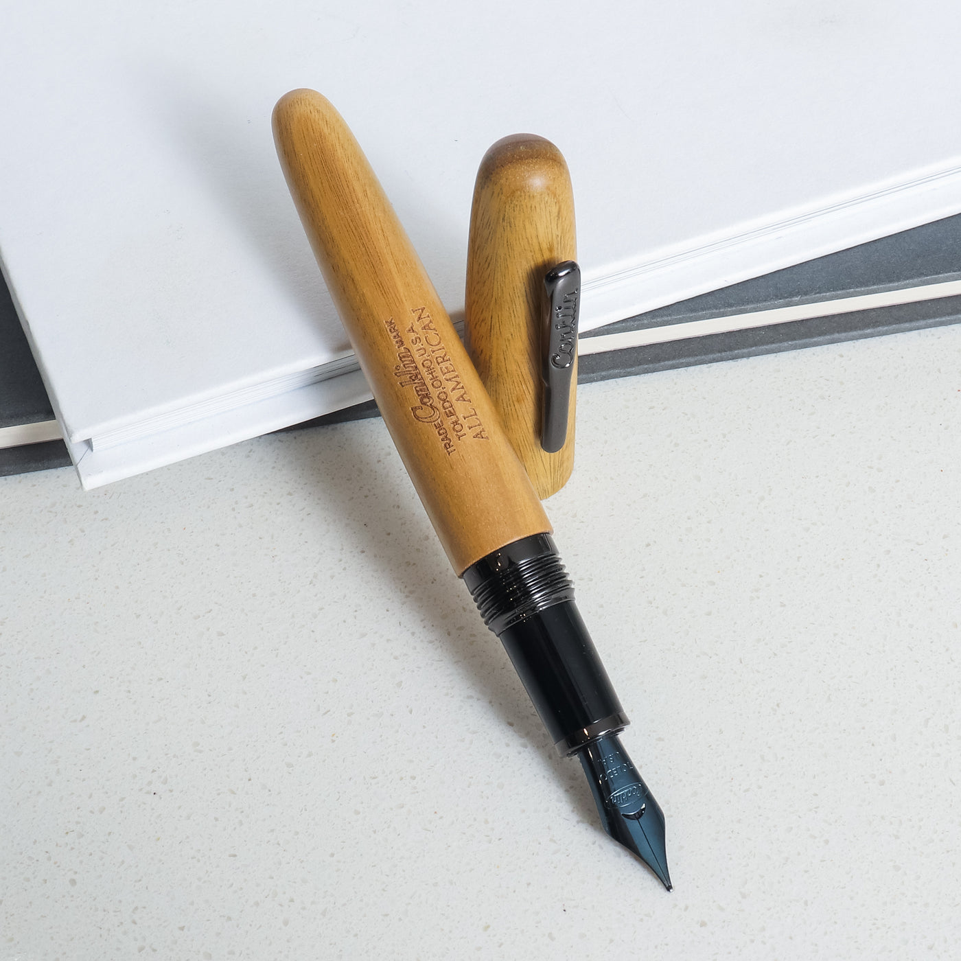 Conklin All American Pau-Preto Wood Gunmetal Fountain Pen