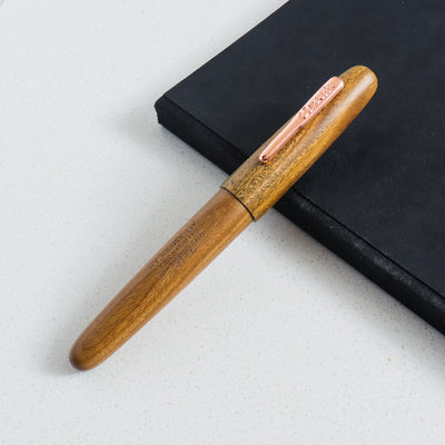 Conklin All American Pau-Preto Wood Rose Gold Fountain Pen